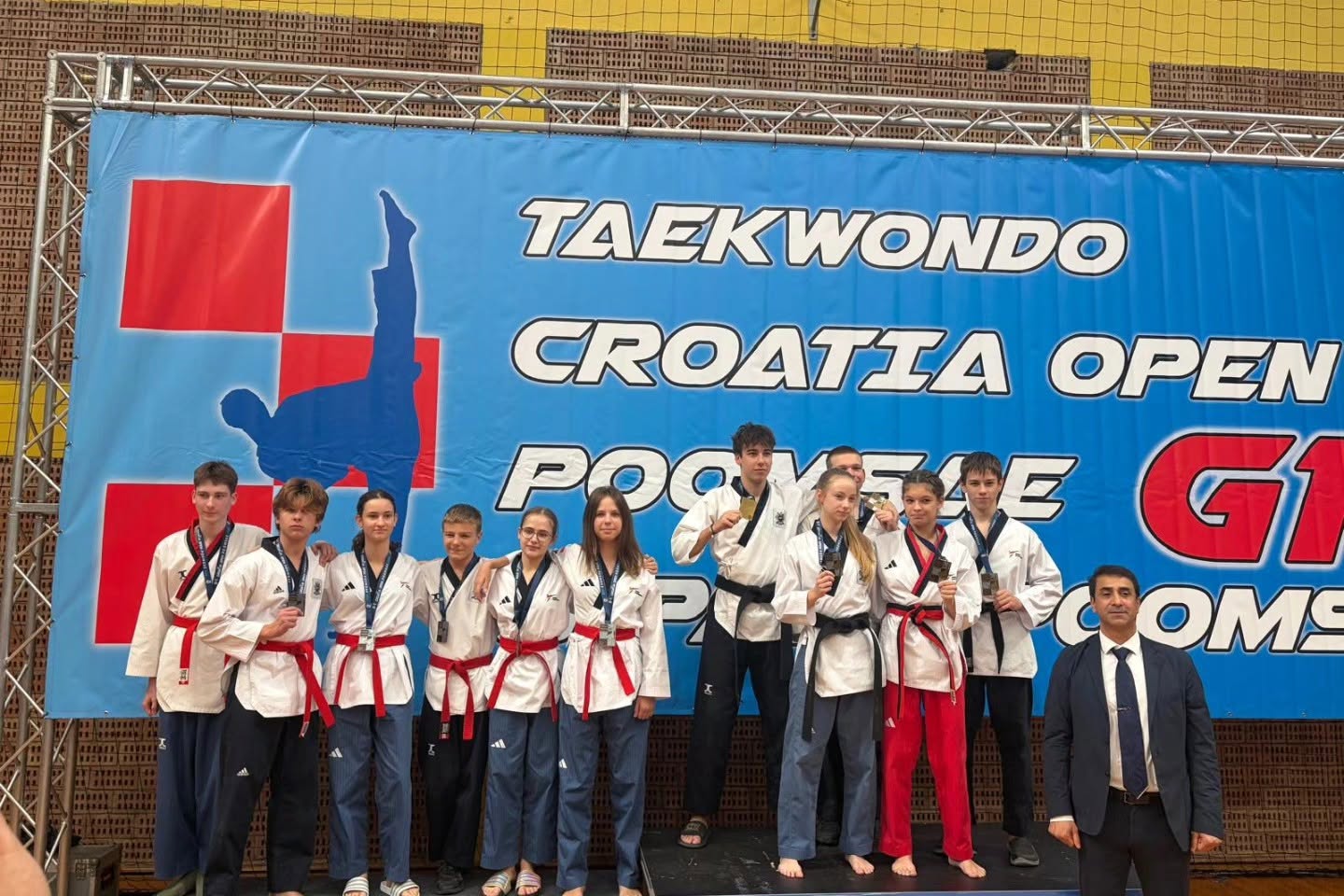 Ekipna dodjela medalja na Croatia Open Poomsaeu