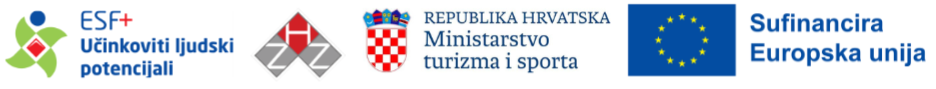 ESF+ Učinkoviti ljudski potencijali, Ministarstvo turizma i sporta i Europska unija