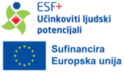 ESF+ Učinkoviti ljudski potencijali — Sufinancira Europska unija