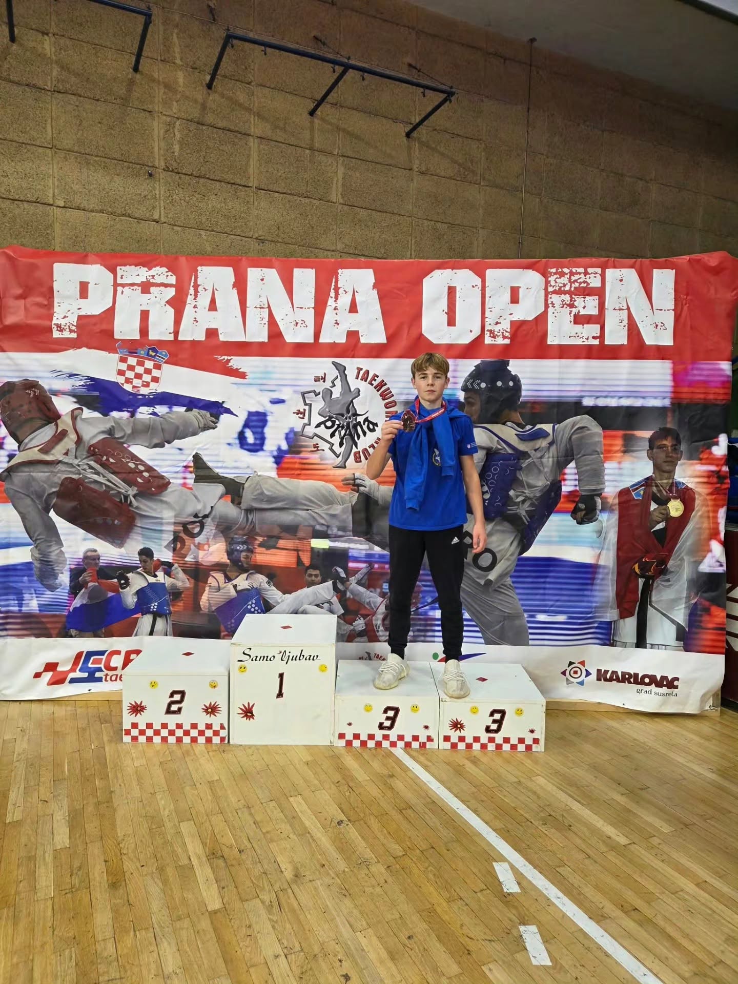 Dodjela medalja na 3. Prana Openu u Karlovcu