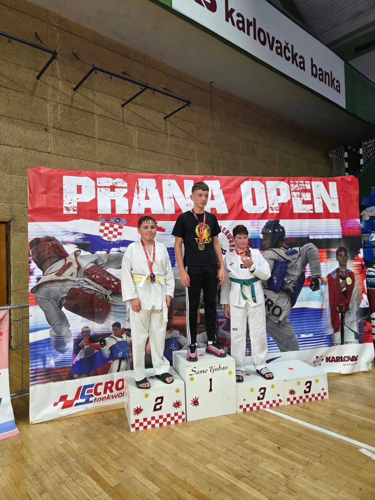 Dodjela medalja na 3. Prana Openu u Karlovcu